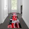 Flash Furniture Red 2' x 7' Geometric Abstract Area Rug KP-RG953-27-RD-GG - alternate 1